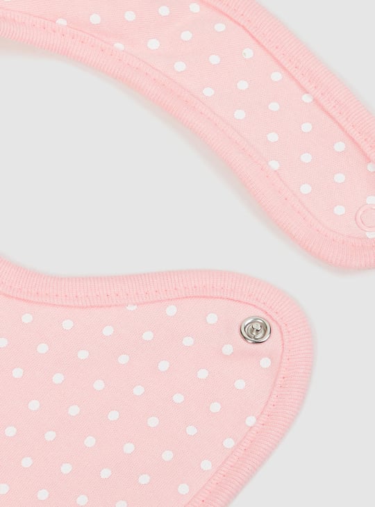 Girls Printed Bib - Pack of 2