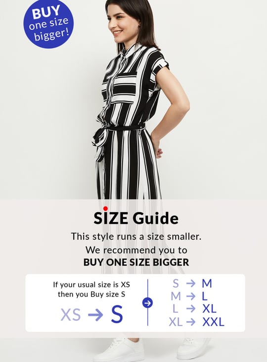 Women Striped Shirt Dress 