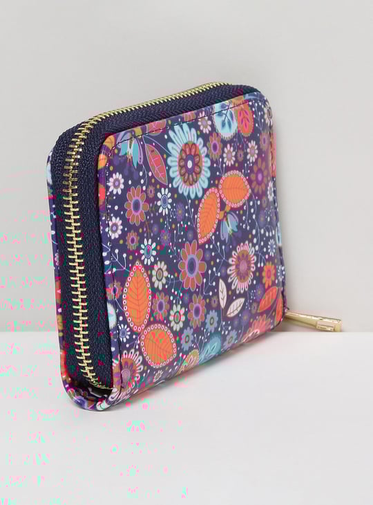 Women Printed Zip Around Wallet