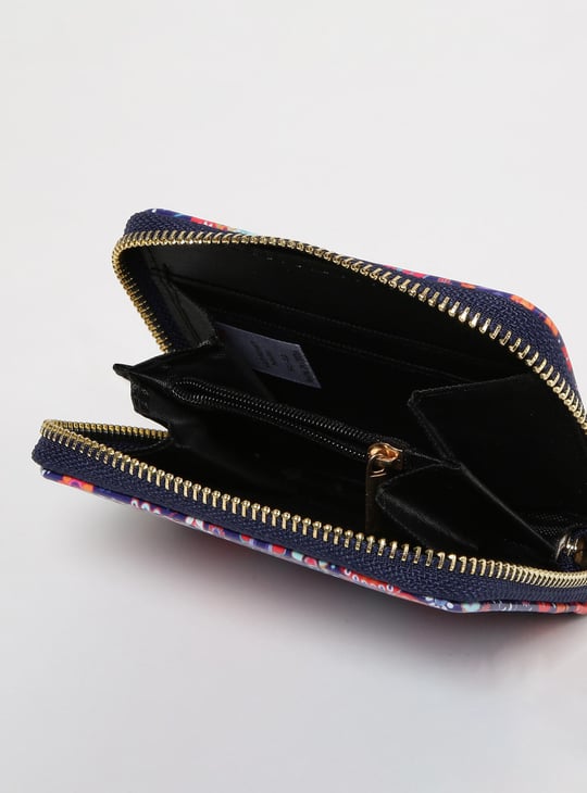 Women Printed Zip Around Wallet
