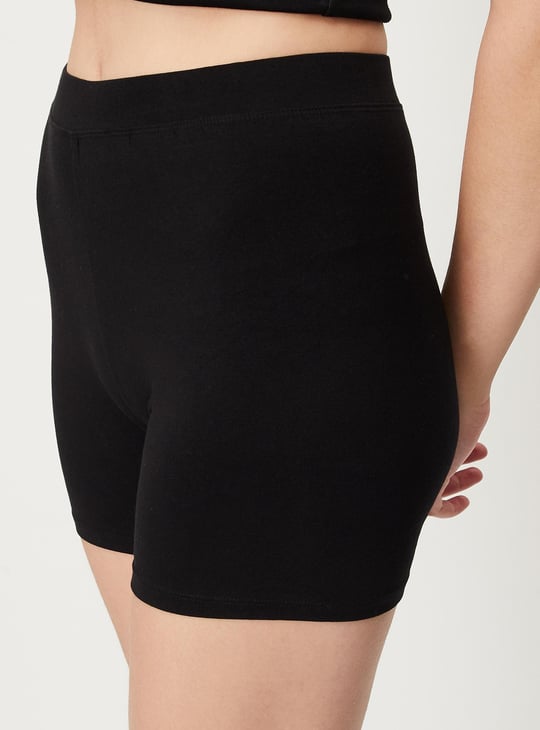 Women Solid Boy Shorts