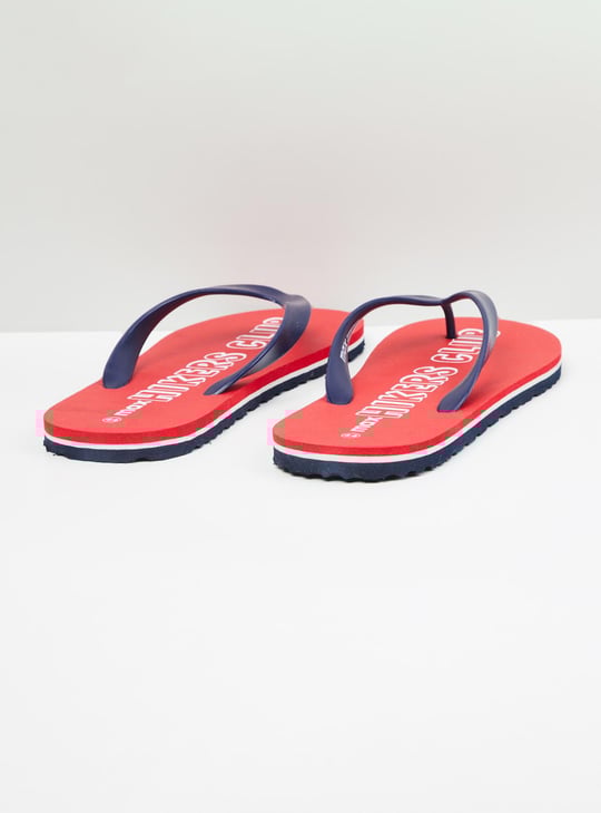 Men Printed Flip Flops 
