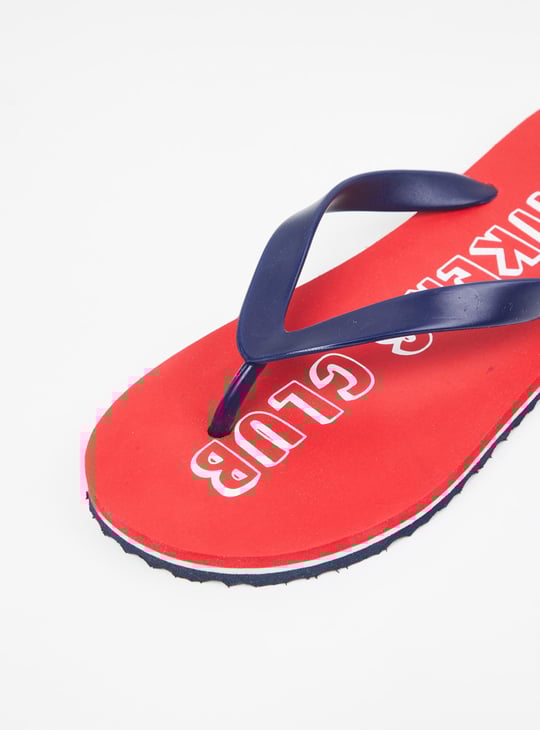 Men Printed Flip Flops 