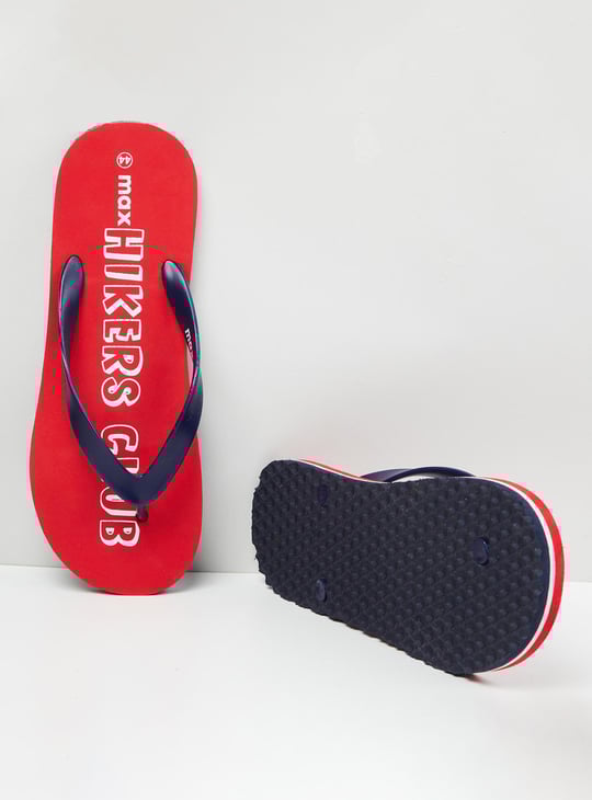 Men Printed Flip Flops 