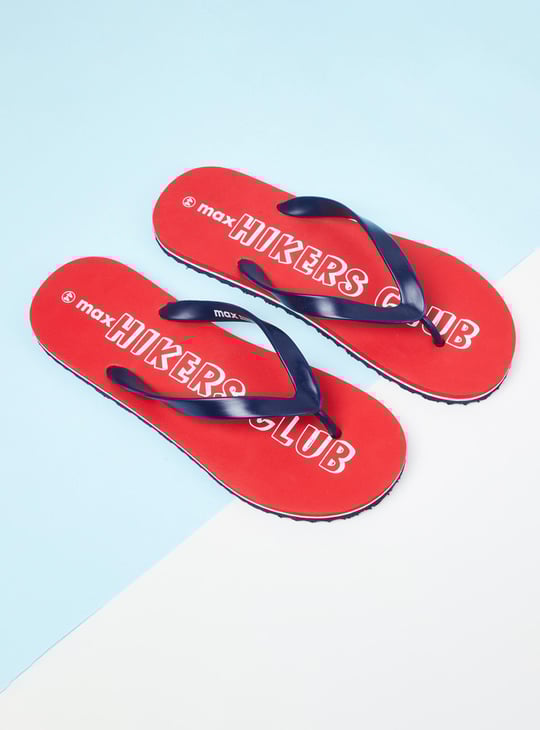 Men Printed Flip Flops 