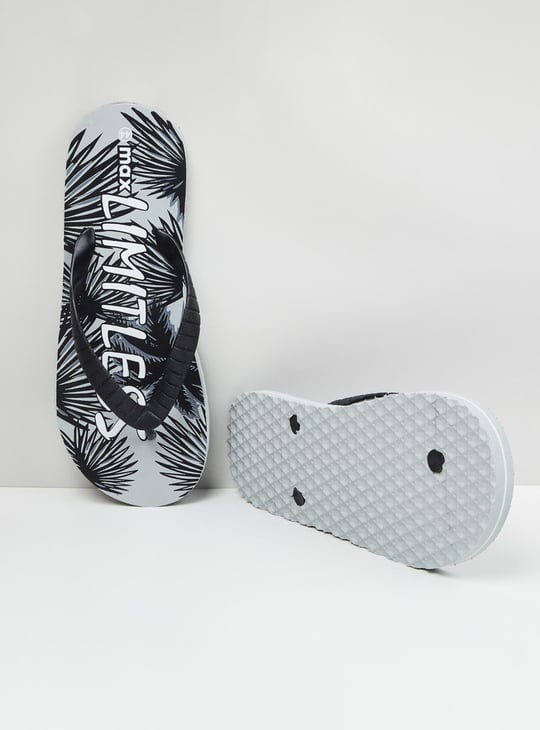 Men Printed Flip Flops 