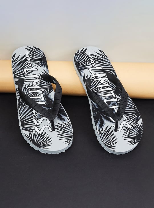 Men Printed Flip Flops 