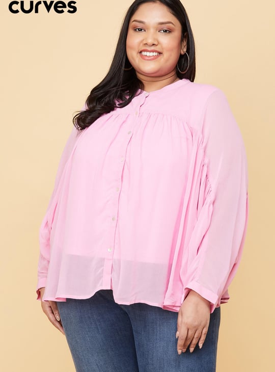 Women Women Solid Batwing Sleeves Top 