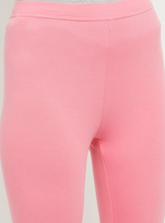 Women Solid Ankle-Length Leggings