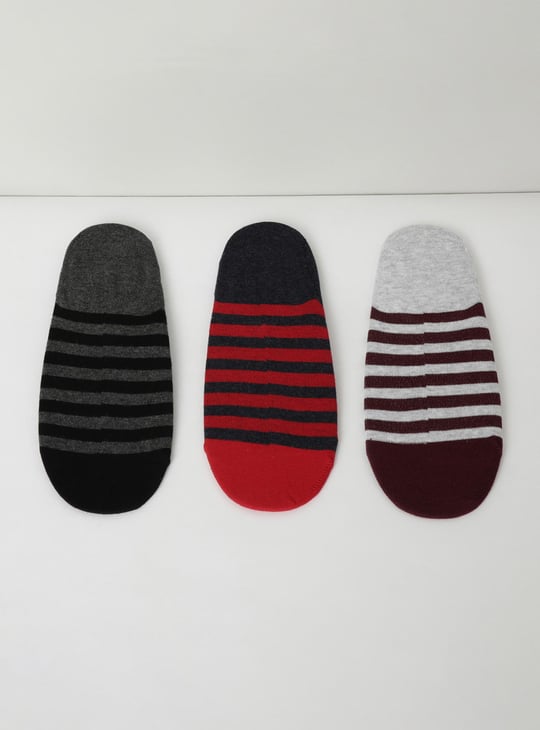Men Striped Socks - Set of 3