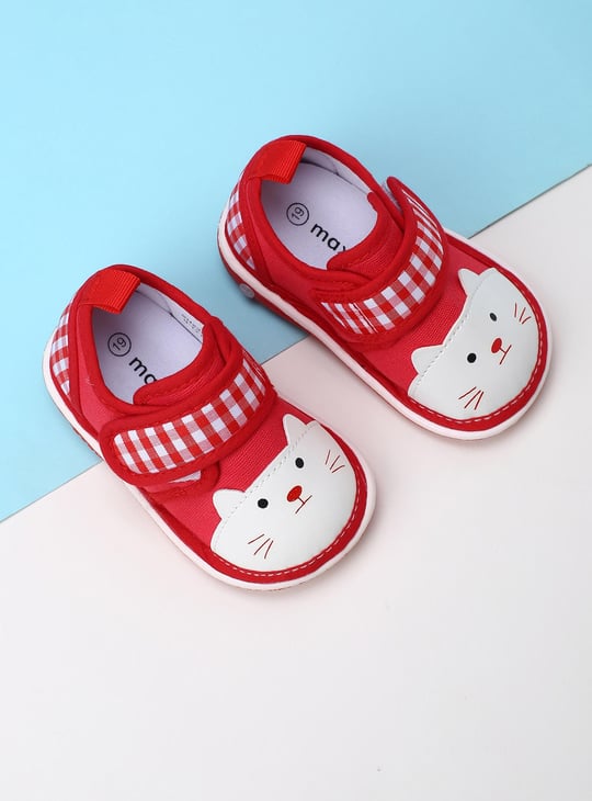 Girls Printed Velcro Closure Sandals