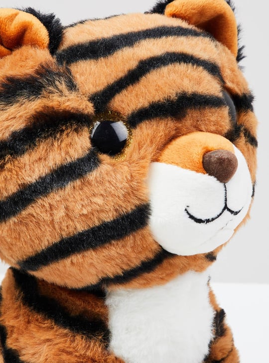 Kids Textured Tiger Soft Toy