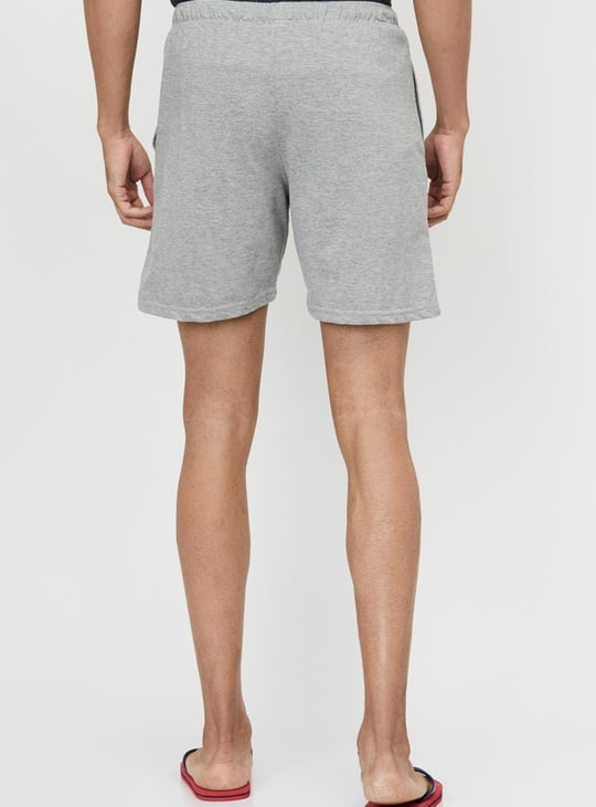 Men Solid Lounge Shorts 