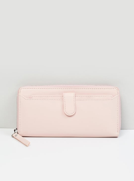 Women Solid Wallet with Card Holder 