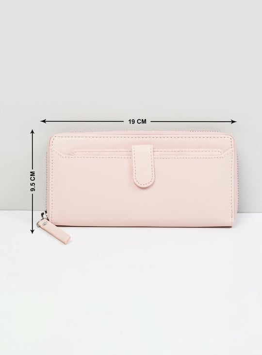 Women Solid Wallet with Card Holder 