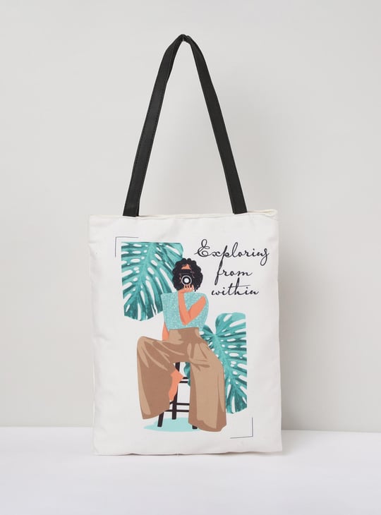 MAX Women Printed Tote Bag