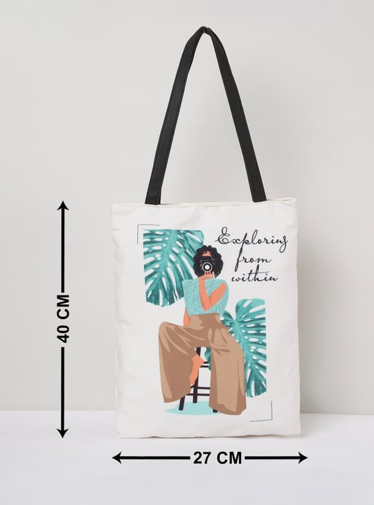 MAX Women Printed Tote Bag