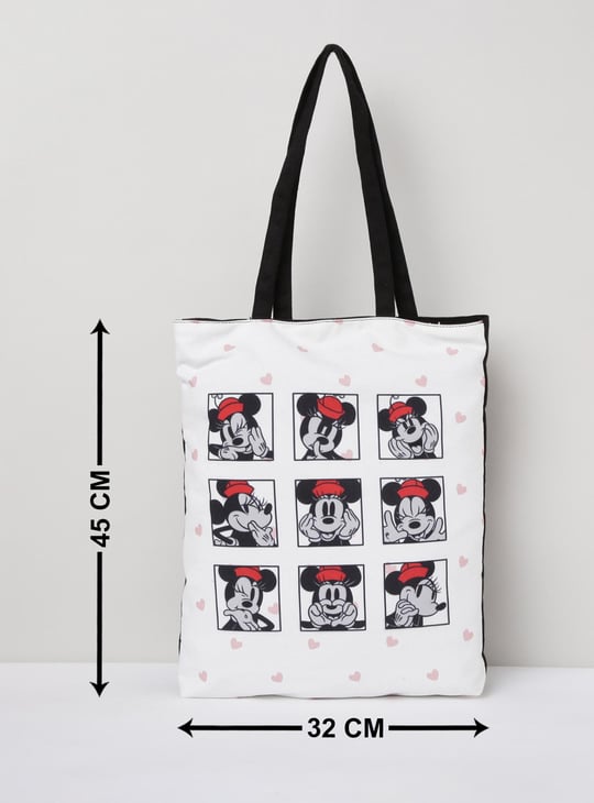 Women Mickey Mouse Print Tote Bag 