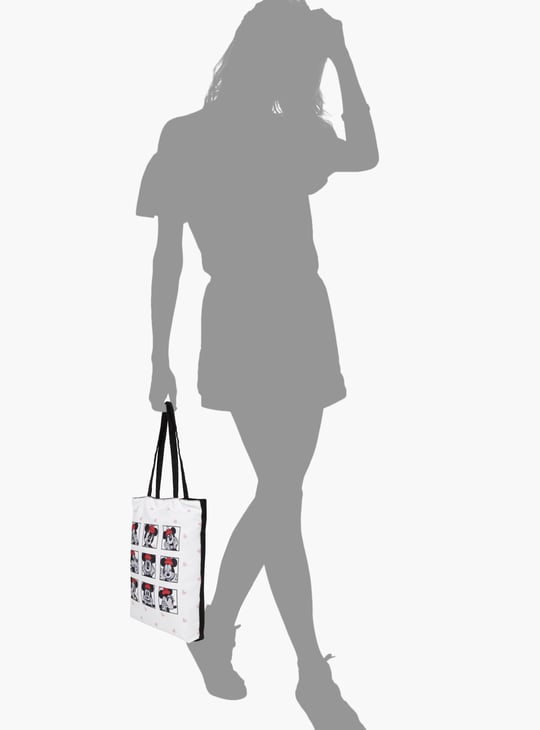 Women Mickey Mouse Print Tote Bag 