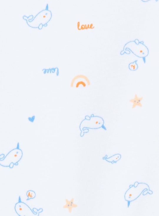 Girls Printed Bodysuit- Pack of 4 