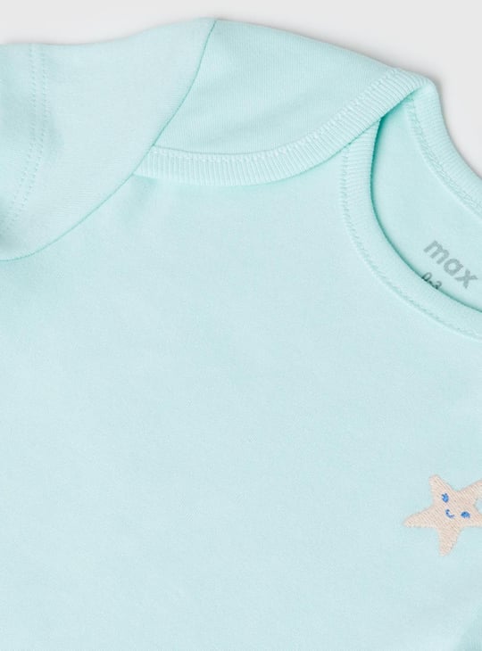 Girls Printed Bodysuit- Pack of 4 