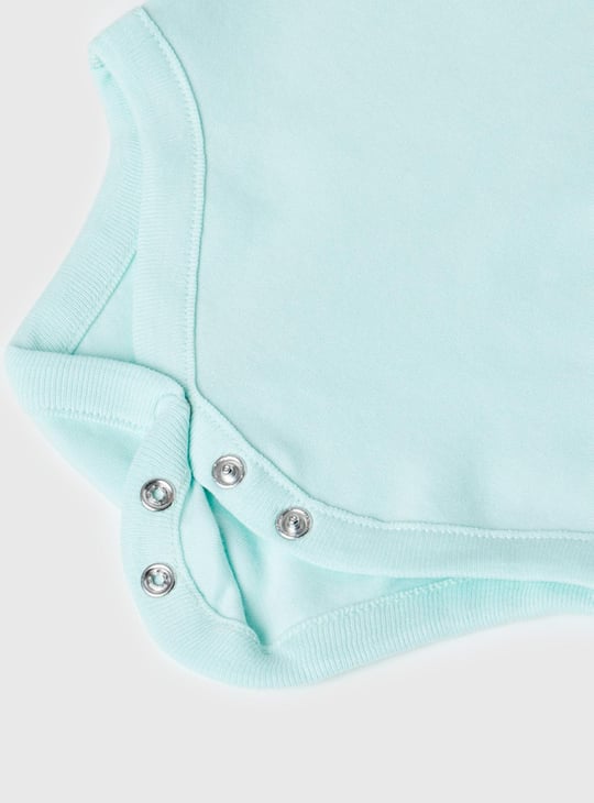 Girls Printed Bodysuit- Pack of 4 