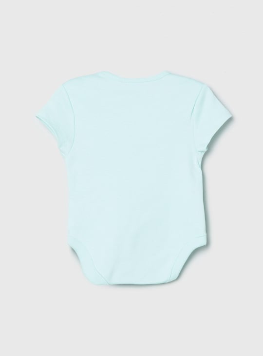 Girls Printed Bodysuit- Pack of 4 