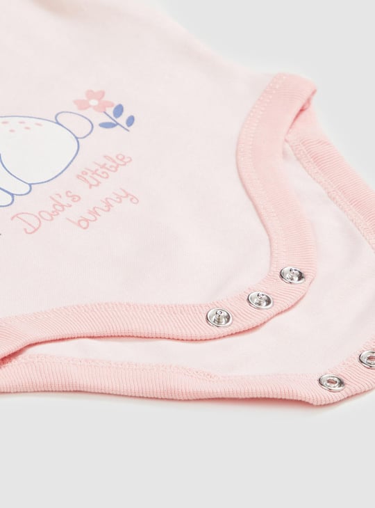 Girls Printed Bodysuit Gift Set - Set of 4