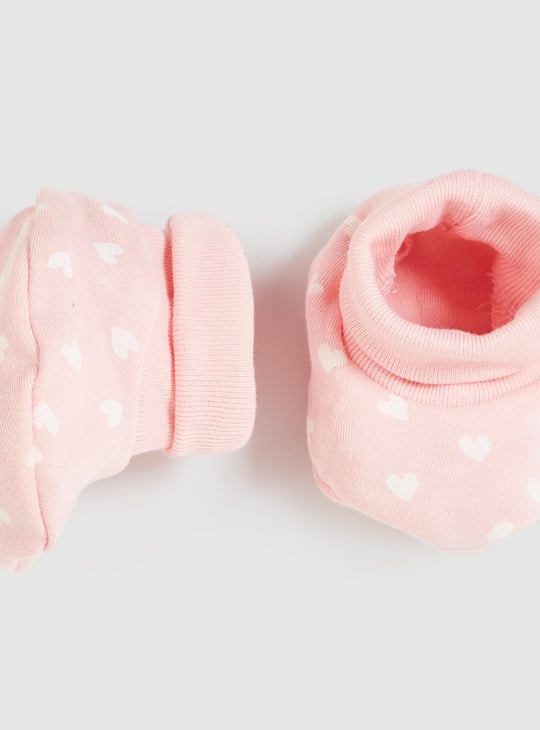 Girls Printed Bodysuit Gift Set - Set of 4