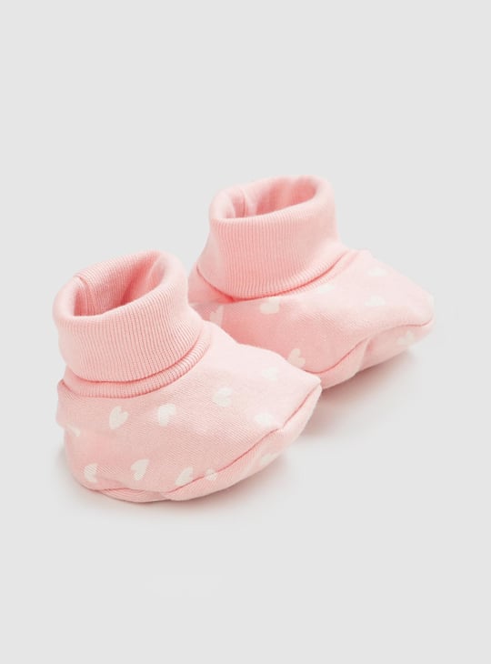 Girls Printed Bodysuit Gift Set - Set of 4