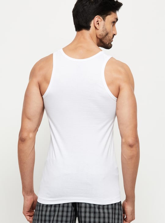 Solid Vest - Pack of 2 