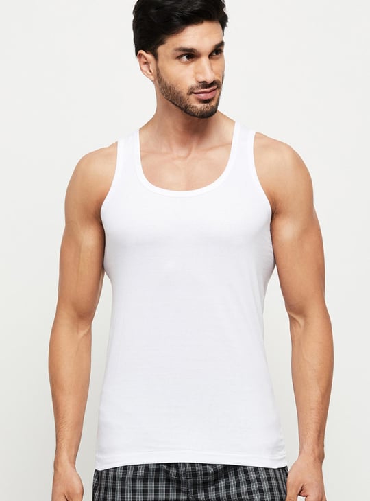 Solid Vest - Pack of 2 