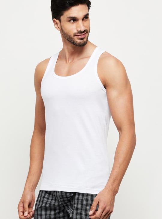 Solid Vest - Pack of 2 