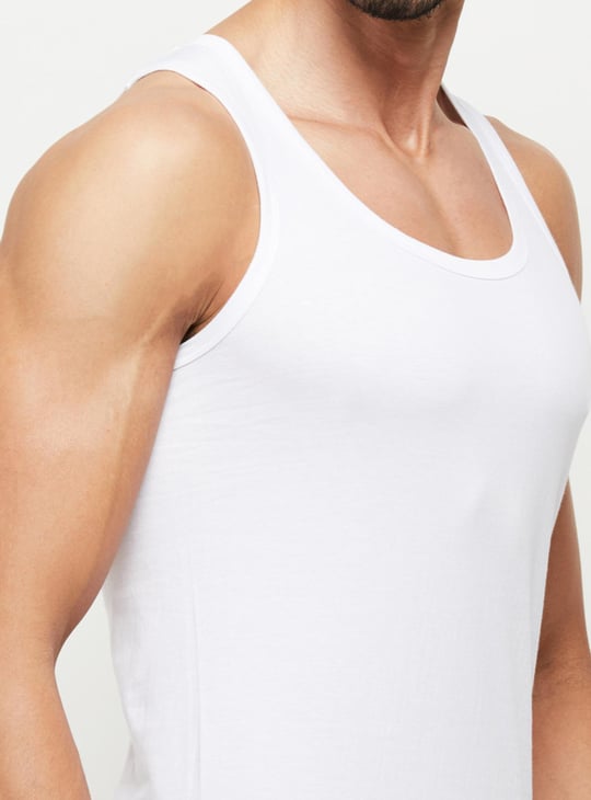 Solid Vest - Pack of 2 