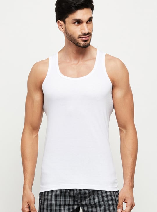 Solid Vest - Pack of 2 