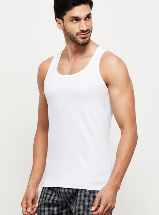 Solid Vest - Pack of 2 