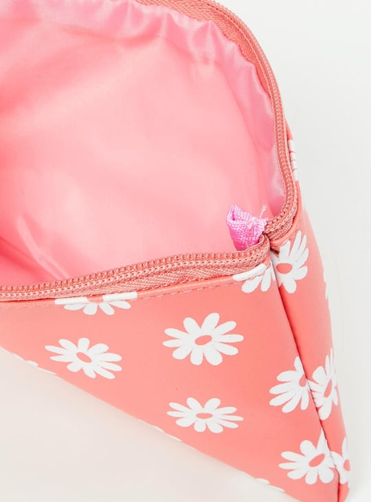 MAX Women Printed Zip-Closure Pouch - Set of 3