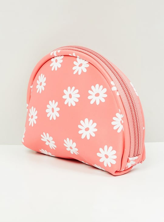 MAX Women Printed Zip-Closure Pouch - Set of 3