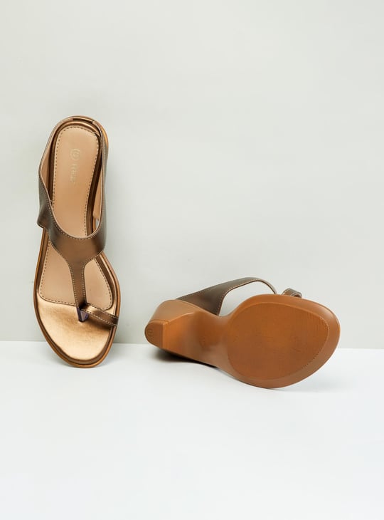 Women Solid Block Heels 