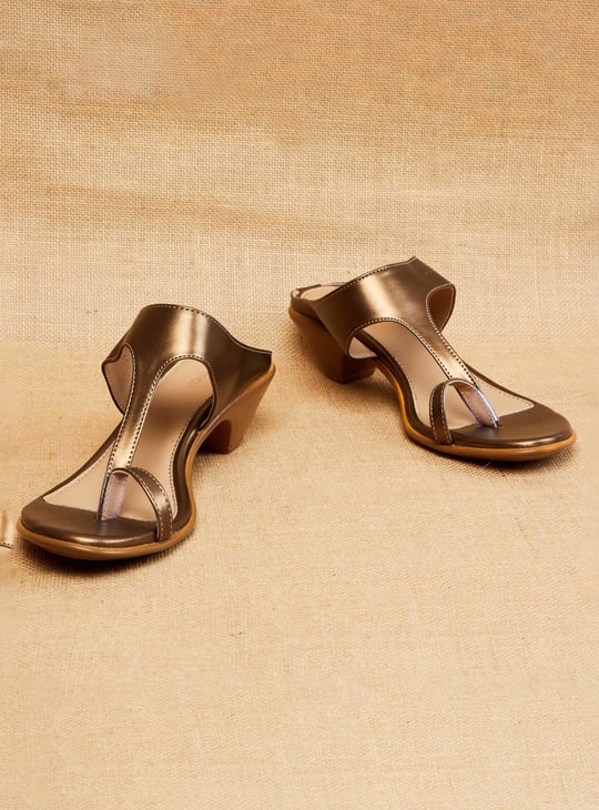 Women Solid Block Heels 