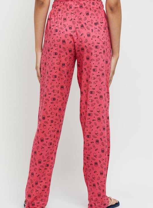 Women Printed Elasticated Pyjamas - Pack of 2 