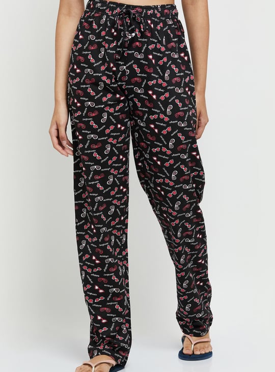Women Printed Elasticated Pyjamas - Pack of 2 