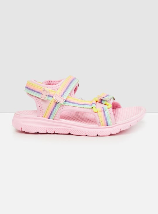 Girls Printed Velcro Strap Floaters