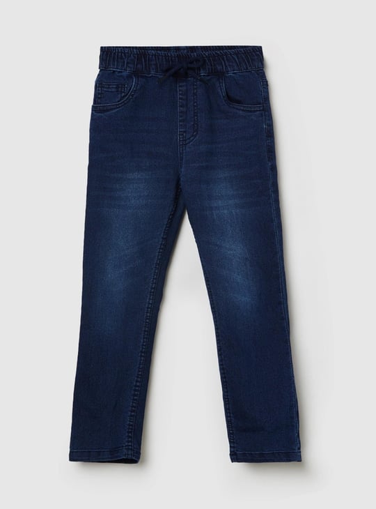 Boys Faded Slim-Fit Jeans 
