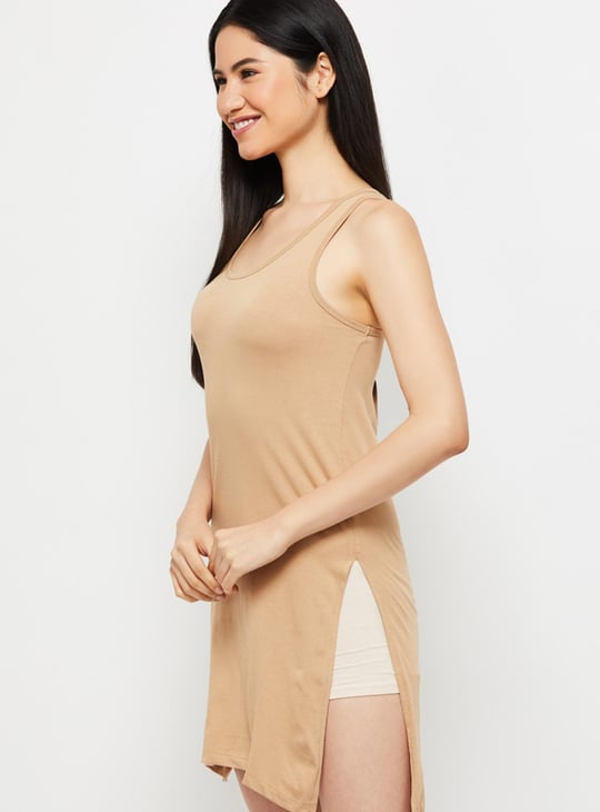 Women Solid Long Camisole 