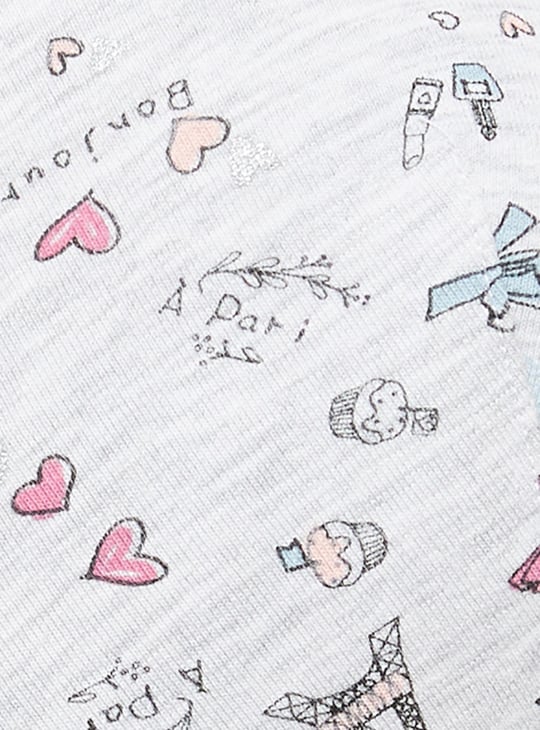 Women Printed Padded T-shirt Bra - Pack of 2 