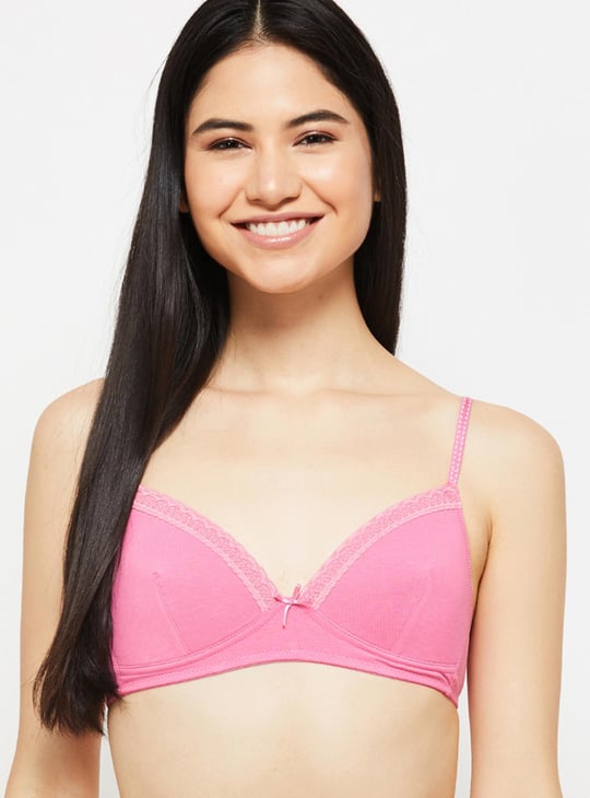 Women Printed Padded T-shirt Bra - Pack of 2 