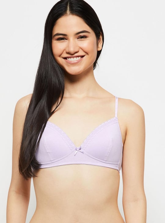Women Printed Padded T-shirt Bra - Pack of 2 