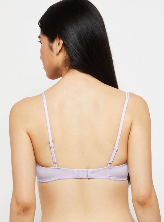 Women Printed Padded T-shirt Bra - Pack of 2 