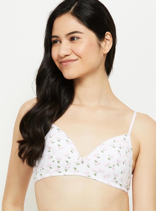 Women Printed Padded Bra - Pack Of 2 